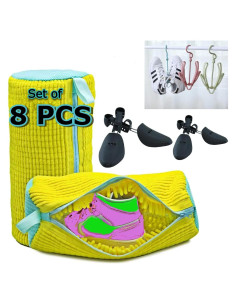 Bolsa para Lavar Zapatos Unbloo - Juego de 8 Piezas, 360
