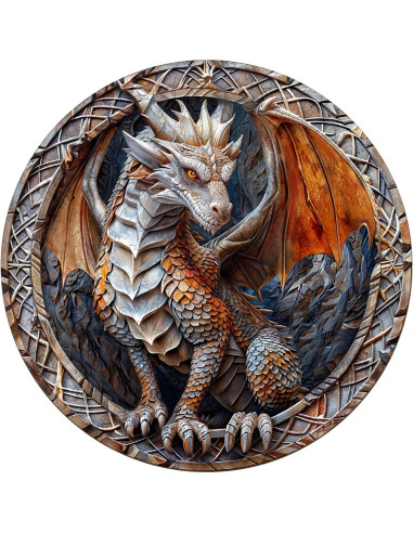 Rompecabezas de Madera 3D Dragón de Cueva NABYSHOP 200 Piezas