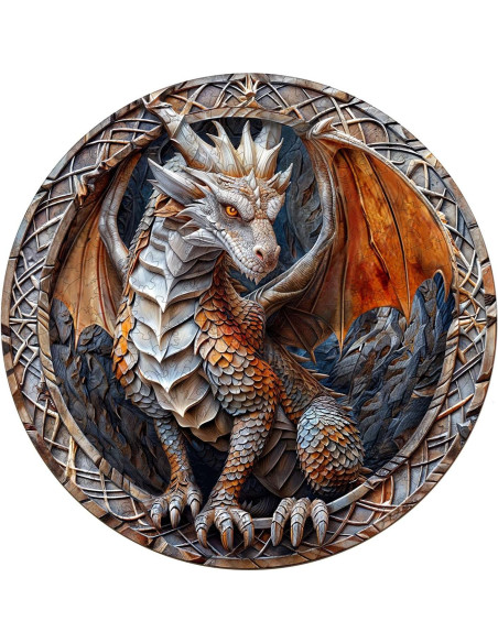 Rompecabezas de Madera 3D Dragón de Cueva NABYSHOP 200 Piezas