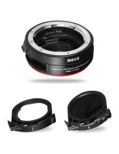 Adaptador Meike MK-EFTR-C para Canon EF a EOS R con Filtro ND y UV