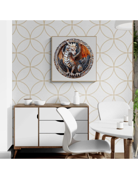 Rompecabezas de Madera 3D Dragón de Cueva NABYSHOP 200 Piezas