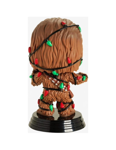 Figura Pop Star Wars Chewbacca con Luces de Navidad 9.5 cm