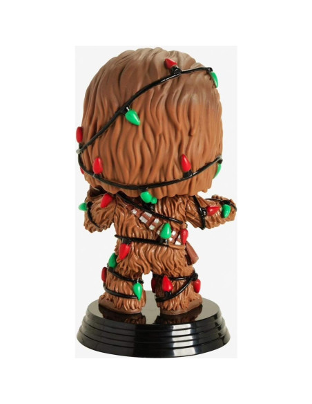 Figura Pop Star Wars Chewbacca con Luces de Navidad 9.5 cm