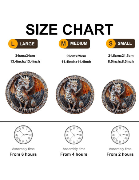 Rompecabezas de Madera 3D Dragón de Cueva NABYSHOP 200 Piezas