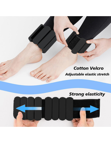 Pesas para Tobillos y Muñecas SDATEKIT 0.91kg Ajustables