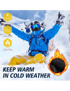 Paquete de 4 Calentadores de Cuello Forro Polar Invierno Unisex 2