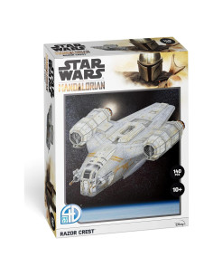 Kit de Modelo 3D Papel Star Wars Razor Crest 4D Build