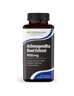 Suplemento Ashwagandha LifeSeasons 900mg - 60 Cápsulas