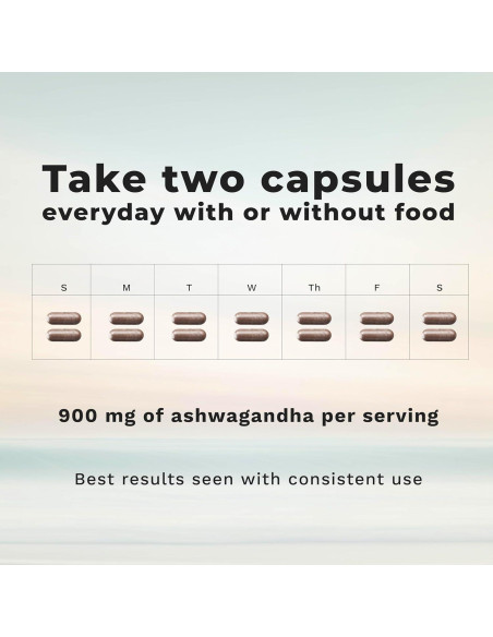 Suplemento Ashwagandha LifeSeasons 900mg - 60 Cápsulas
