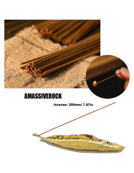 Varitas de Incienso AMASSIVEROCK Ciprés 20 cm - Natural