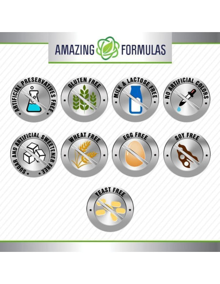 Suplemento de Bayas de Espino Asombroso 565 Mg - 120 Cápsulas Suplemento de Bayas de Espino Asombroso 565 Mg - 120 Cápsulas