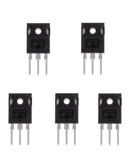 Transistor MOSFET BOJACK IRFP250N 30A 200V N-Channel - Paquete de 5