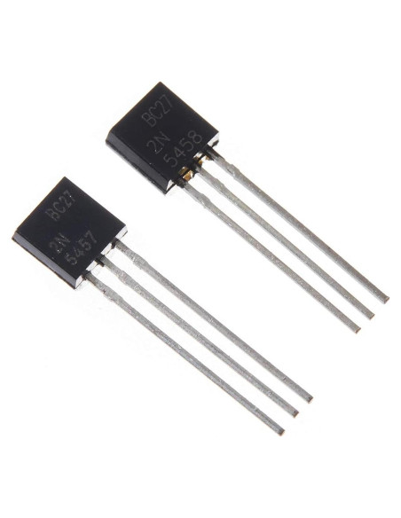 Transistores JFET Canal N 2N5457 y 2N5458 - 20pcs