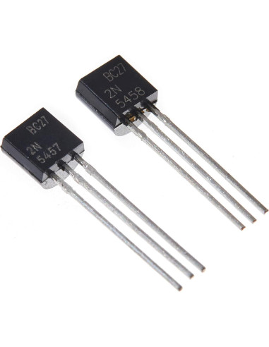 Transistores JFET Canal N 2N5457 y 2N5458 - 20pcs