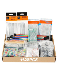 Kit de Componentes Electrónicos OFNMY 1628 Pcs para DIY
