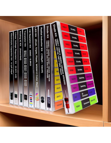 Kit de Diodos Surtidos EEEEE 200 Piezas 20 Tipos Rectificadores