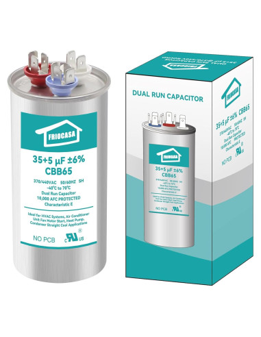 Capacitor de Arranque FRIOCASA 35+5 uF 370V CBB65B