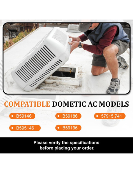 Capacitor de Motor Aire Acondicionado RV Dometic 3312195.000 60/5 MFD