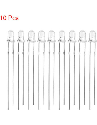 Diodo Emisor Infrarrojo uxcell 940nm 10pcs 7 Metros DC 1.2V