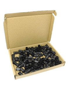 Soporte de Diodo Emisor de Luz 3mm SQXBK 100PCS Plástico Negro 2
