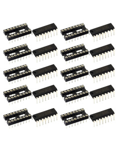 Circuito Integrado de Eco PT2399 - 10 Piezas con Zócalo DIP-16