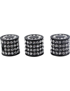 Perillas de Control de Potenciómetro Guyker 6mm Acero Inoxidable Negro 2