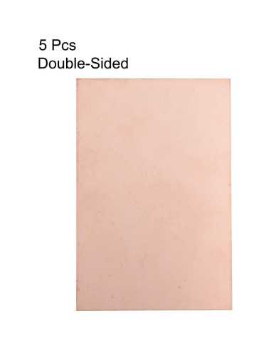 Placa de Circuito PCB Doble Cara uxcell 150x100mm 1.5mm 5pcs