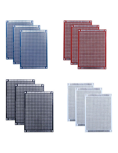 Kit de Placas PCB Doble Cara 20 Pcs 4x6cm Enksagd