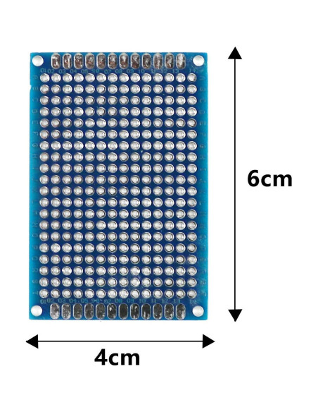 Kit de Placas PCB Doble Cara 20 Pcs 4x6cm Enksagd