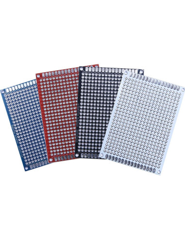 Kit de Placas PCB Doble Cara 20 Pcs 4x6cm Enksagd