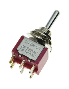 Interruptores de Palanca Mini Dopro 3x ON-ON-ON 3A 250V 2