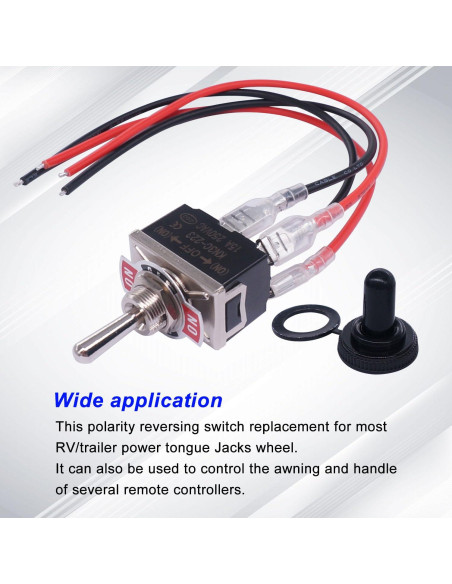 Interruptor de Polaridad Inversa Weideer 12V 30A DPDT