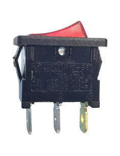 Interruptor Mini-Rocker Eléctrico Gardner Bender GSW-48, 13A 120V