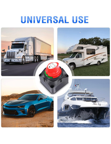 Interruptor de Batería Nilight 90015A 12-48V On/Off Impermeable