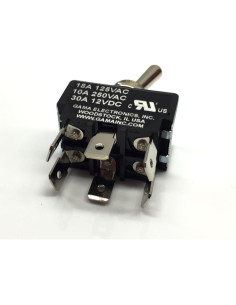 Interruptor DPDT 30A GAMA Electronics 12VDC 125VAC 2