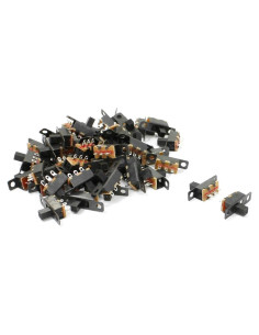 Interruptor Deslizante ON/OFF 3 Terminales uxcell - 50 Piezas