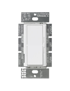 Interruptor de Ventilador Lutron Diva 3 Velocidades Blanco