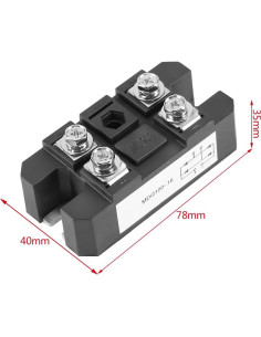 Rectificador de Puente Diodo CYTGOUPER 100A 1600V Fase Única 2