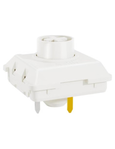 Interruptor de Teclado Bajo Kaihua Elenments POM Blanco Lluvia