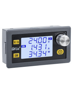 Convertidor Buck Boost DROK 35W DC 5-30V a 0.6-30V 4A