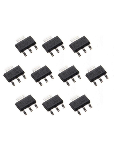 10 Reguladores de Voltaje AMS1117-5.0V 5V 1A SOT223