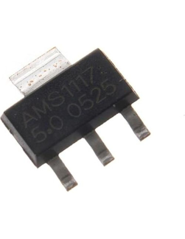 10 Reguladores de Voltaje AMS1117-5.0V 5V 1A SOT223