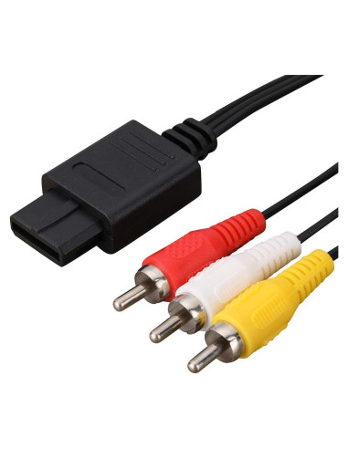 Cable AV Compuesto Trenro 1.83m para Nintendo 64/GameCube/SNES
