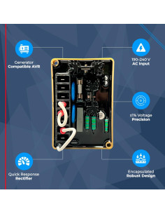 Regulador de Voltaje Automático AVR SE350 Thunder Parts 500 VA 2