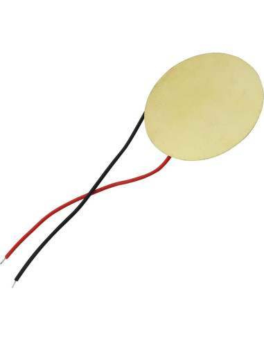 12 Sensores Piezoeléctricos 27mm Dorado para Guitarra