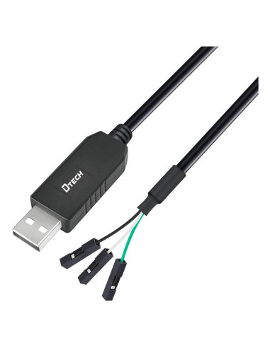 Cable USB a TTL 1.83m DTECH FT232RL 3.3V UART Adaptador