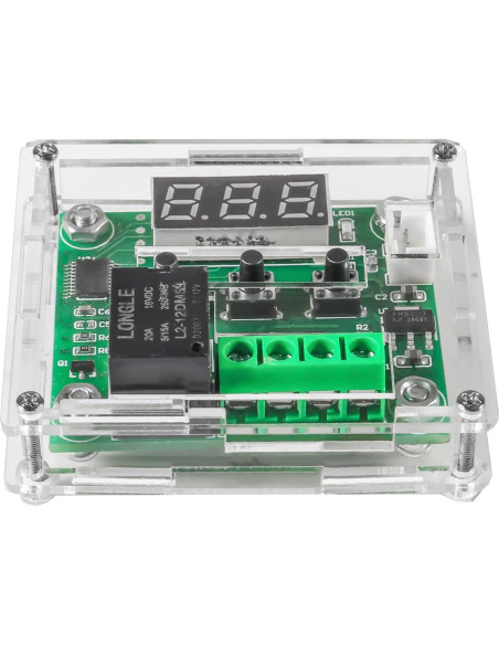 6pcs Controlador de Temperatura Digital W1209 12V con Caja