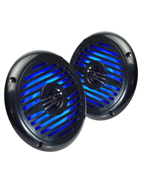 Altavoces Coaxiales Resistentes al Agua Magnadyne WR5B LED 5.25"
