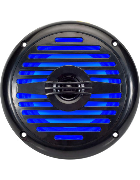 Altavoces Coaxiales Resistentes al Agua Magnadyne WR5B LED 5.25"