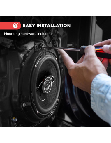 Altavoces Pyle 6.5" Triaxial 300W para Automóvil PL613BK